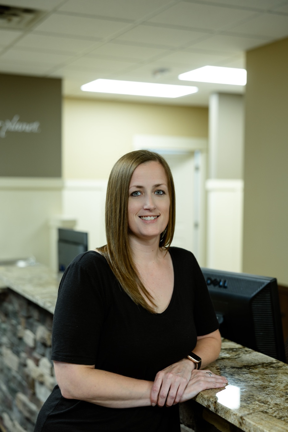 Jessica Monetza, insurance and billing specialist at Lakeshore Family Chiropractic